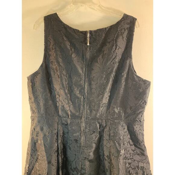 REBEL WILSON BY TORRID Women’s Black Jacquard Tank Skater Dress / Size: 18 - Picture 8 of 10